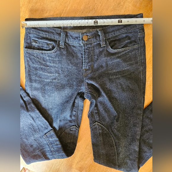 J Brand Suzuki Stinson side knee patch Denim Motorcycle Skinny Stretch Jeans EUC - Picture 3 of 11